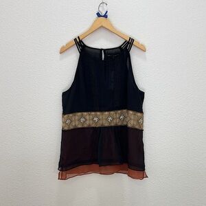 NWT White House Black Market Sheer Tank Top